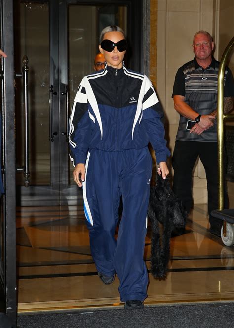 kim kardashian red tracksuit.